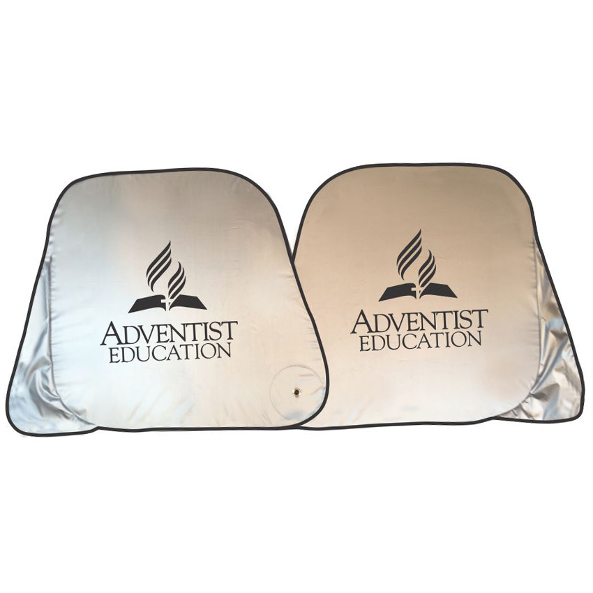 Front Auto Car Windshield Sun Visor Retractable Sun Shade Car Silver