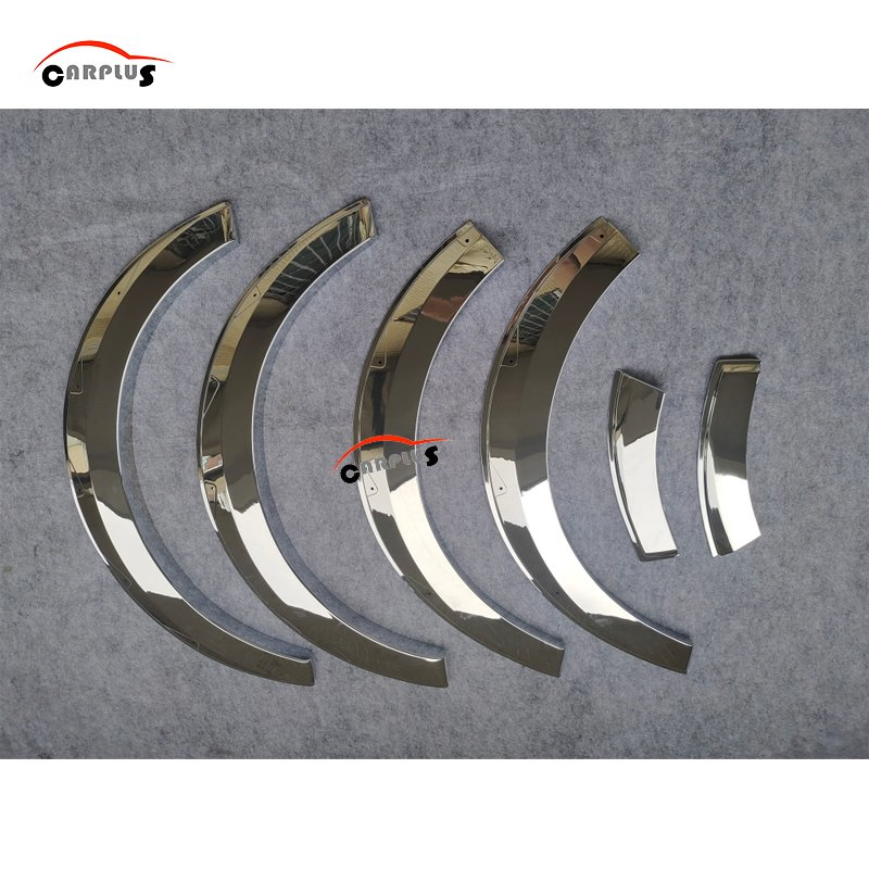 Car Fender Flare for Hiace 2005 2018 Chrome Color Wheel Fender Flare Auto Wheel Arch Fender Flare Chrome Color