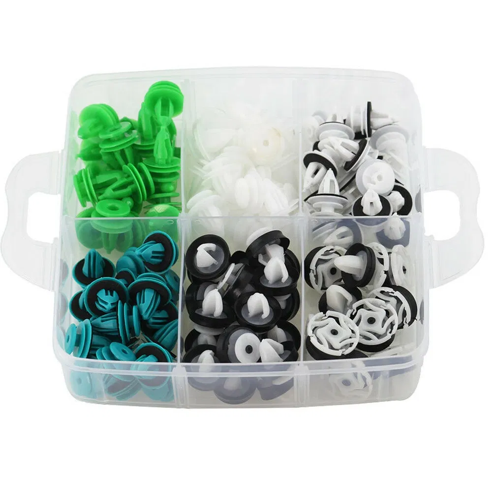 Universal 500PCS Mixed Auto Fasteners Clips Car Bumper Retainer Car Fastener Rivet Door Panel Fender Liner Roof Trunk with Box