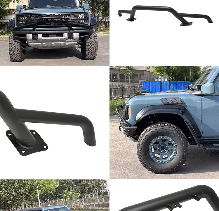 High Steel Front Bumper Bull U-Bar Detail 3