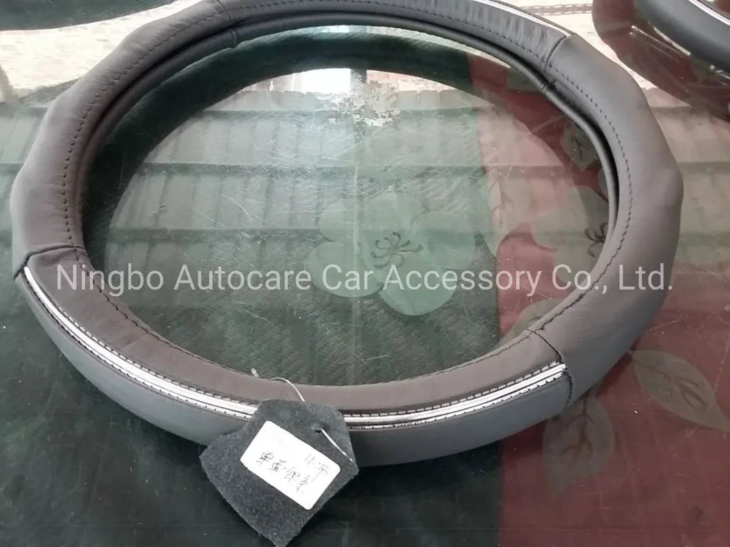 Genuine Leather Steering Wheel Cover