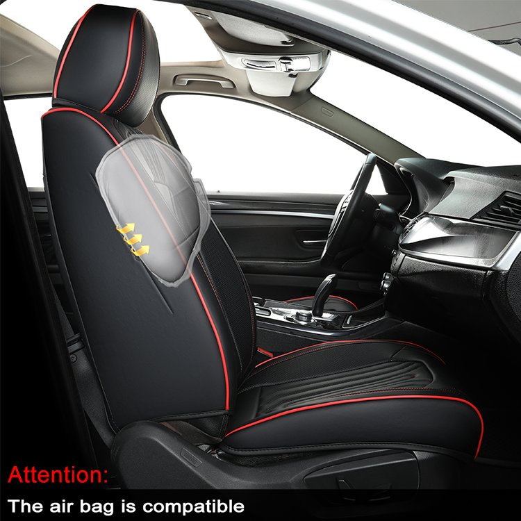 Xiangta Popular Design Nappa Leather Car Seat Cover 5 Seats Set All Seasons Use