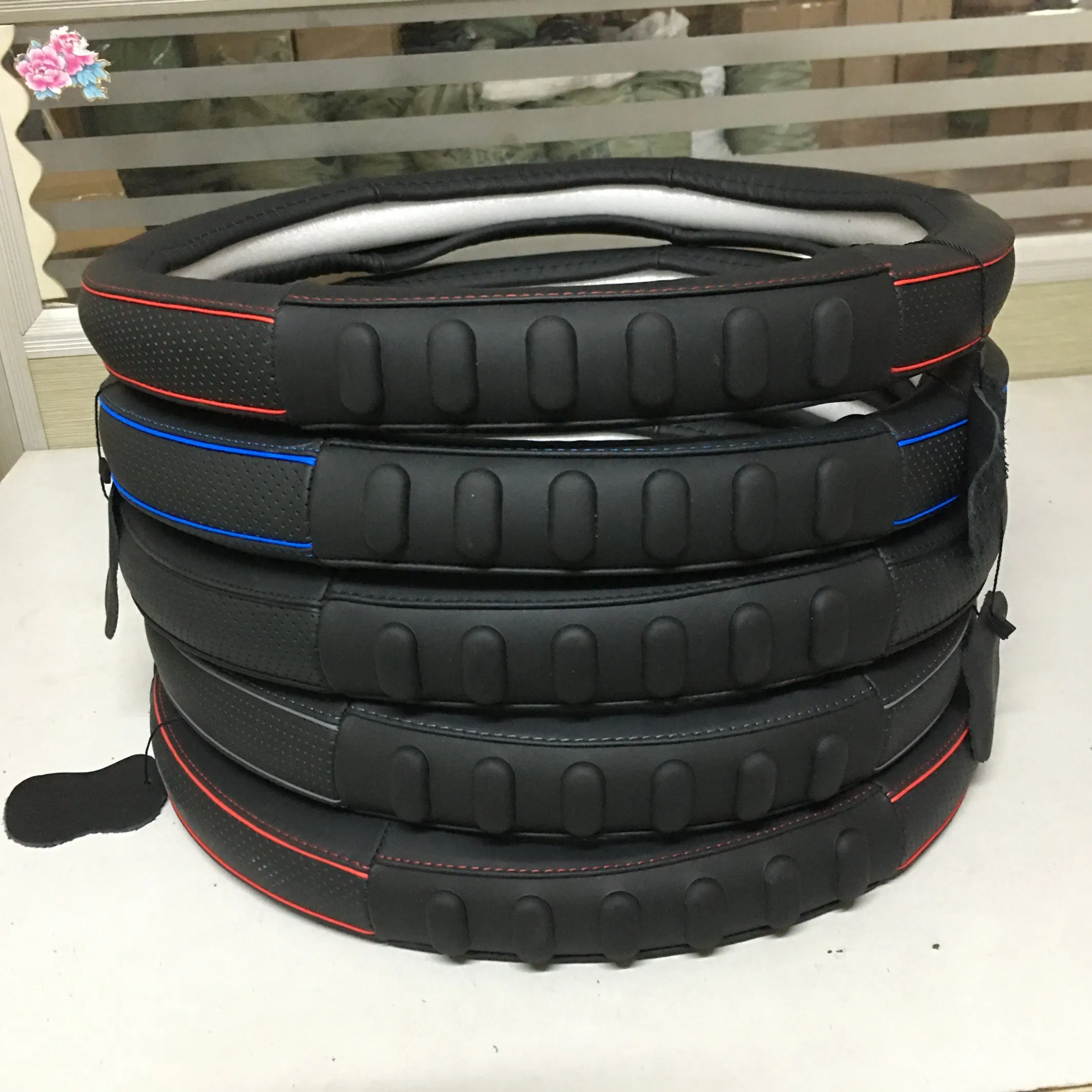 Genuine Leather Steering Wheel Cover