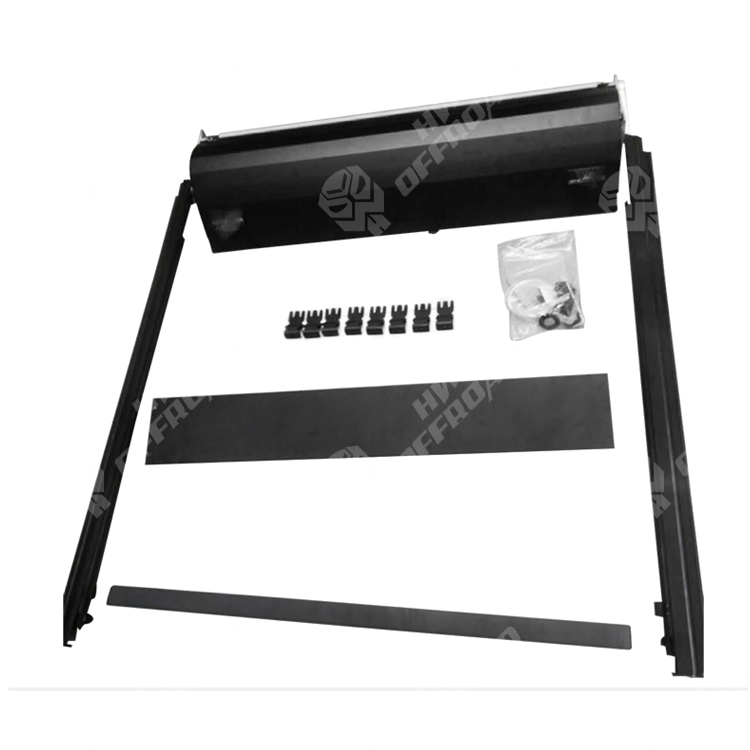 Manual Sliding Retractable Tonneau Cover for Ford Ranger 2012-2021 Raptor Truck Bed Cover with One-Lock