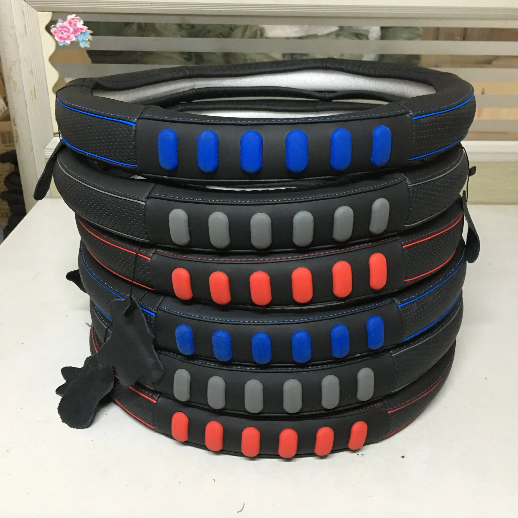 Genuine Leather Steering Wheel Cover