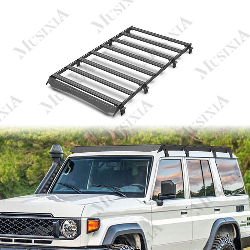 4X4 Auto Parts Steel Luggage Rack Car Roof Rack for Toyota Land Cruiser LC 71 76 78 79