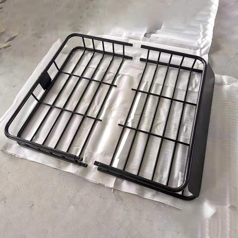 Hot Sale Universal Aluminum Alloy Roof Rack Luggage Basket Iron Luggage Carrier