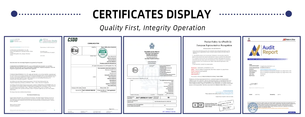 Product Certifications