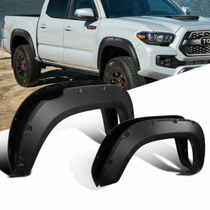 4WD Pickup Truck Accessories Wheel Arch Fender Flares for Toyota Tacoma 2016-2019 Fender Flares