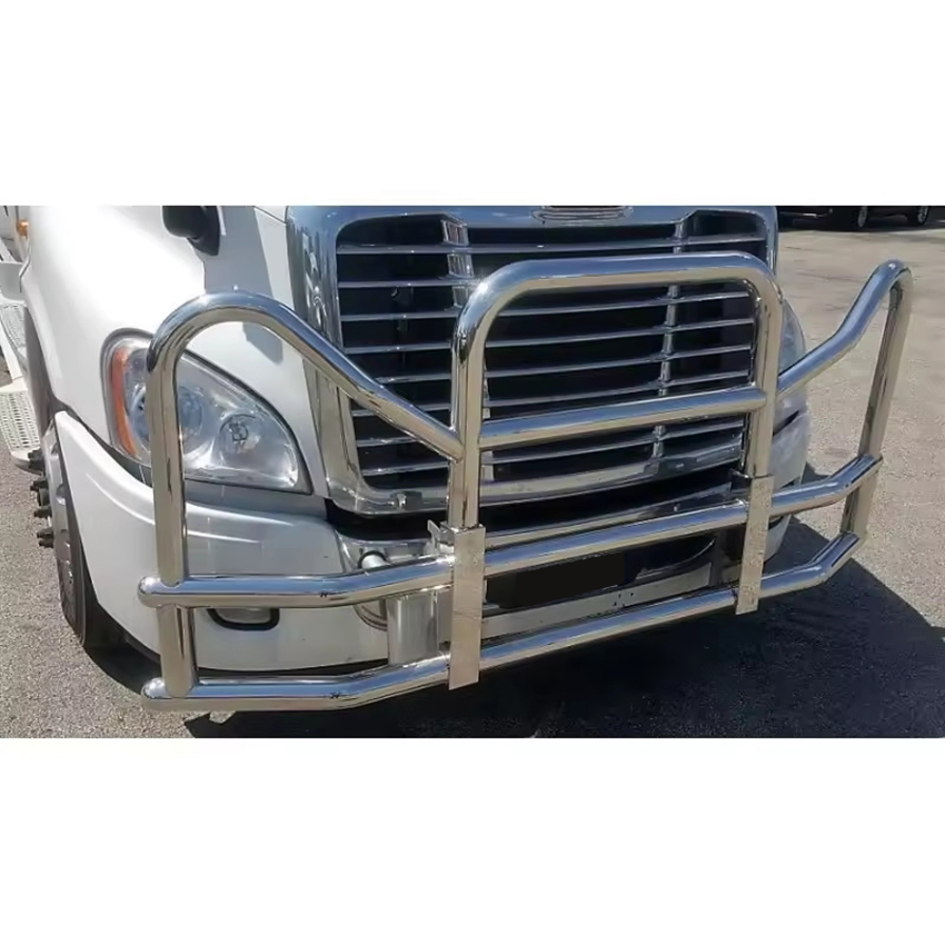Deer Grille Bumper Guard for Semi Truck with Brackets Compatible with Peterbilt 579 Freightliner Cascadia Bumper Guard