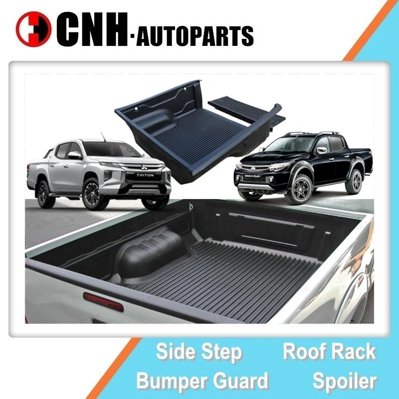 Auto Accessory HDPE Trunk Bed Liner for Mitsubishi Triton 2015 2019 Pick up L200 Cargo Mat