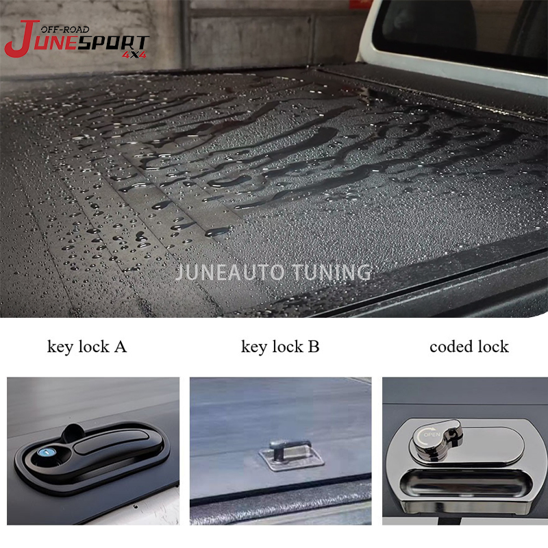 Customized 4X4 Roller Lid Shutter Cover Aluminum Pickup Truck Bed Manual Retractable Tonneau Cover