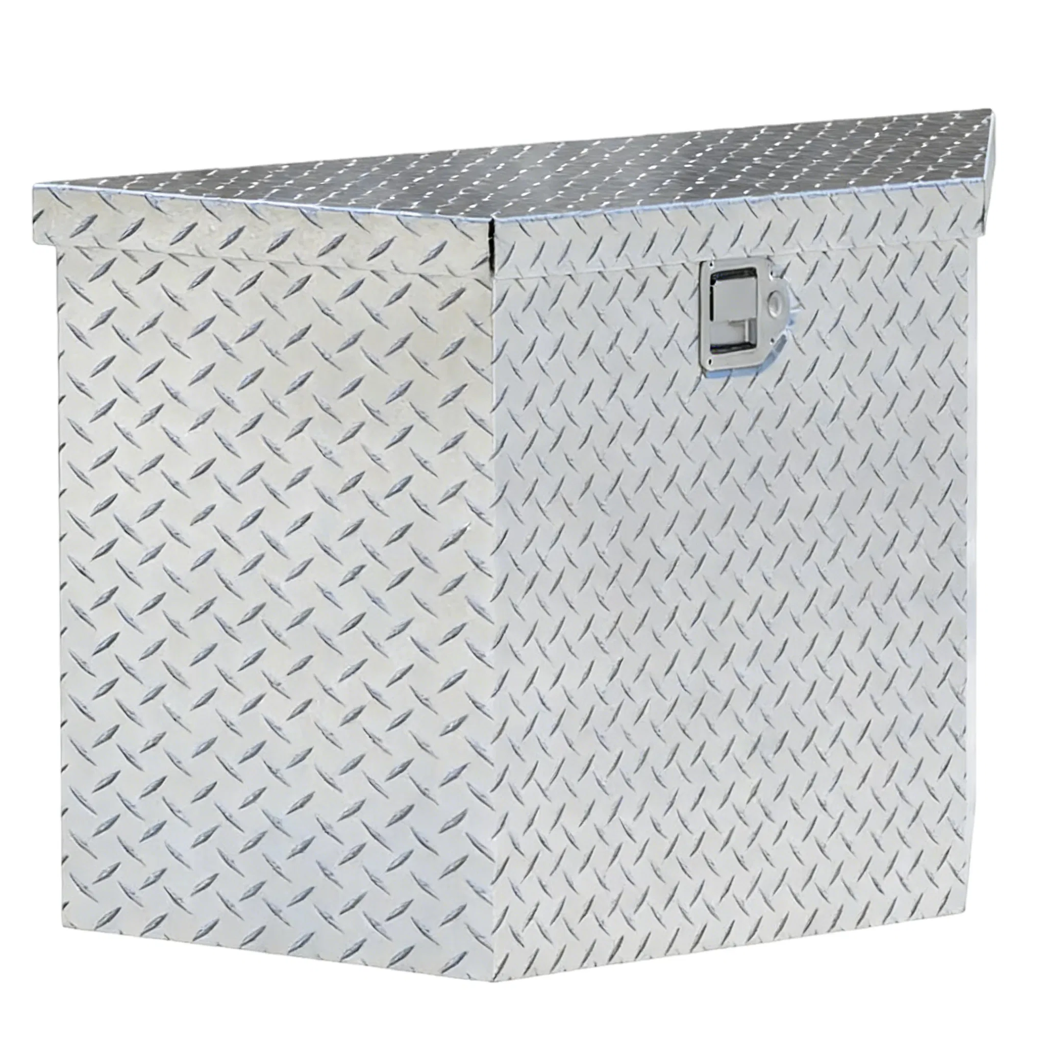 Single Lid Flush Mount Tool Box Aluminum Mount Truck Tool Box