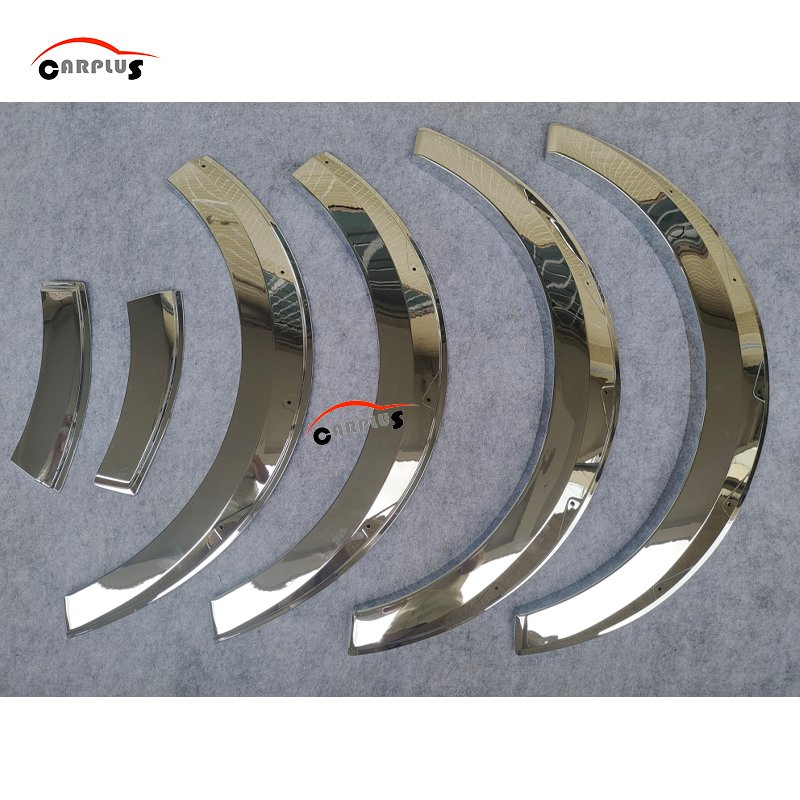 Car Fender Flare for Hiace 2005 2018 Chrome Color Wheel Fender Flare Auto Wheel Arch Fender Flare Chrome Color