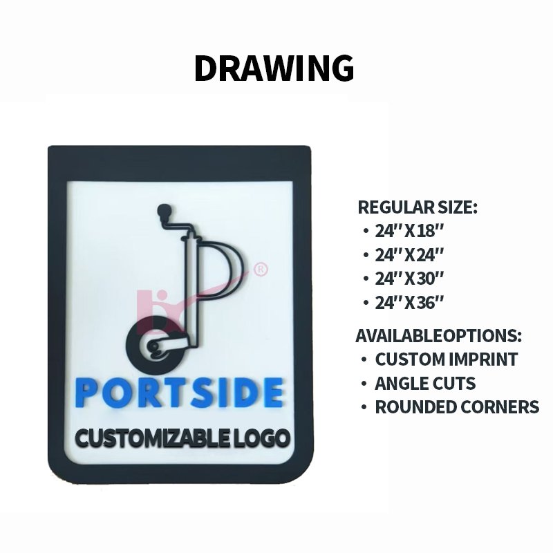 Anti Aging Superior Direct Factory Competitive Price Custom Length Truck Rubber Mud Flap