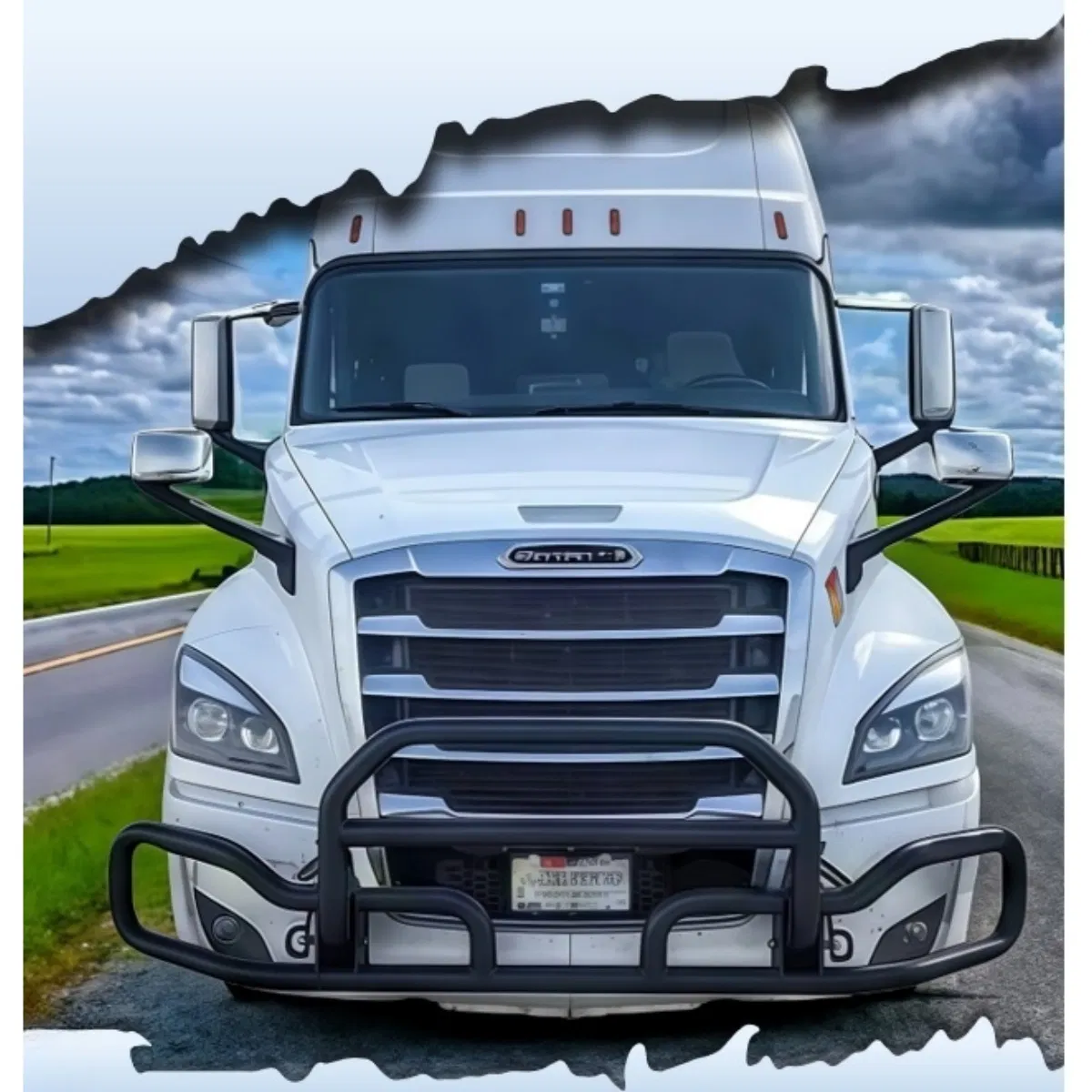 Heavy-Duty Deer Guard Grille for Volv and Kenworth Trucks