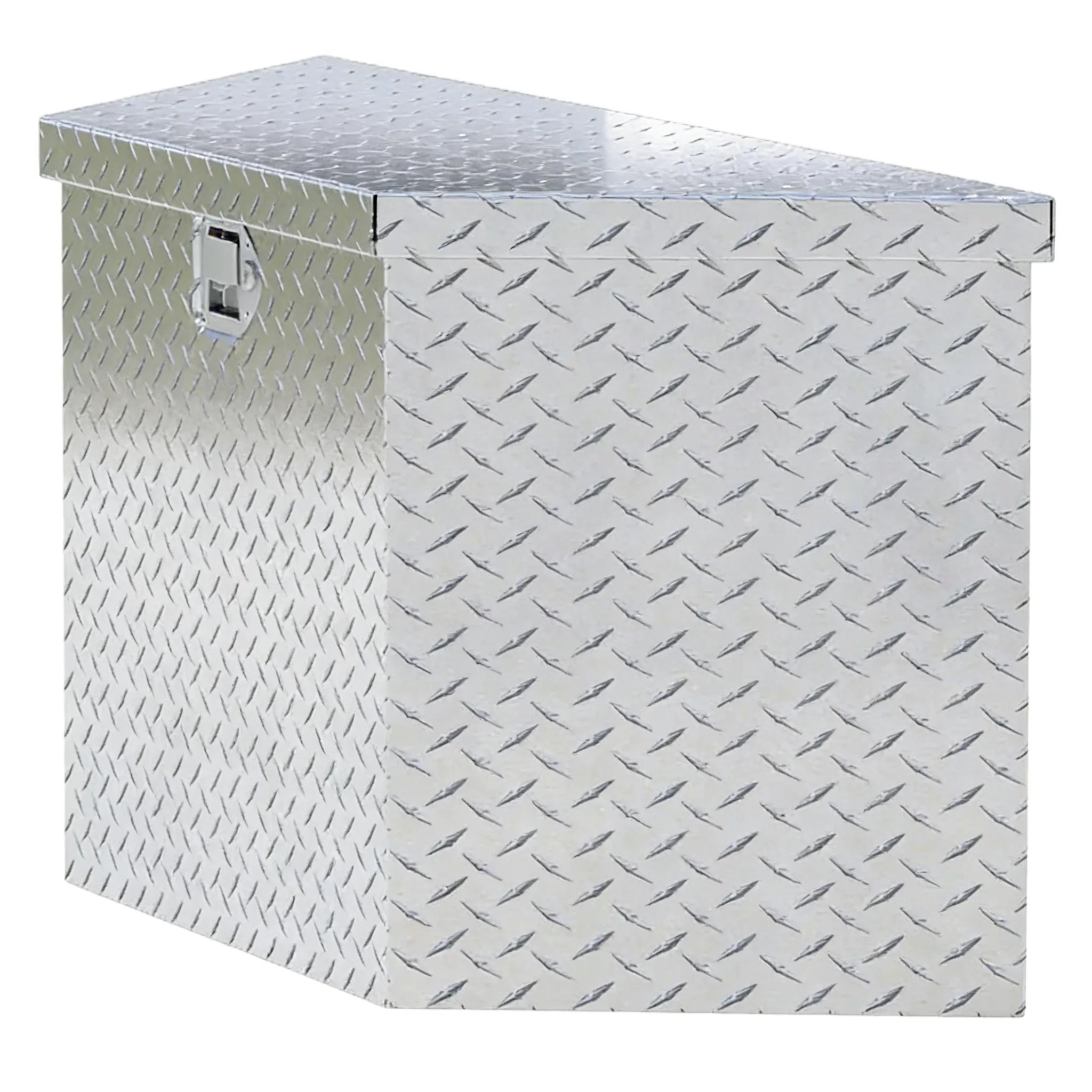 Single Lid Flush Mount Tool Box Aluminum Mount Truck Tool Box