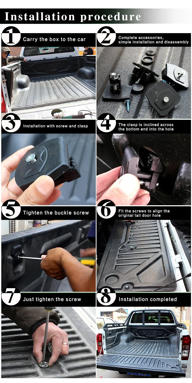 Dongsui 4X4 Truck Pickup Hopper Bed Liner Bedliners for Dmax 2021