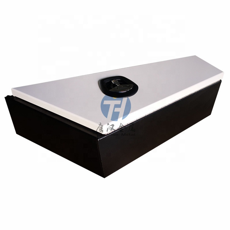 Aluminium Tool Box Ute Truck Trailer Lock Storage Ute Tapered Under Tray Toolbox