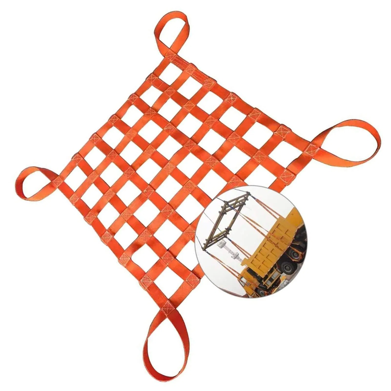 Polyester Cargo Lift Nets Are Installed to Prevent Cargo From Falling