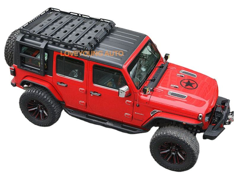 Factory Wholesale Jeep Wrangler Jk &amp; Jl Accessories Luggage Carrier Car Roof Cargo Rack