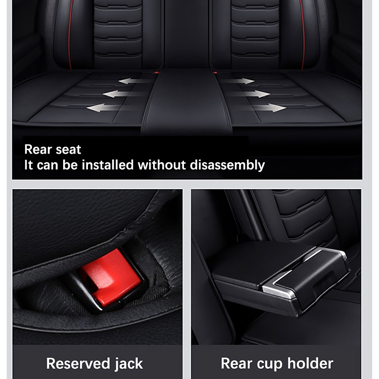 Xiangta OEM ODM Full Set Sport Universal PVC Leather Car Seat Cover