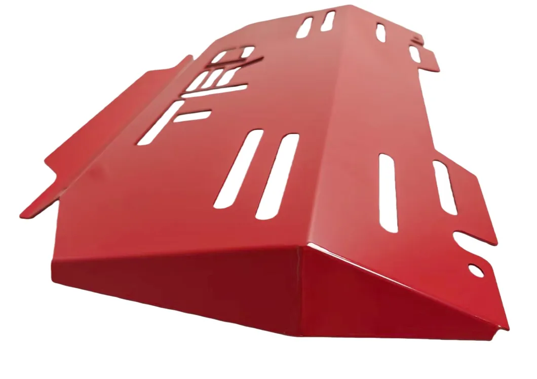 Skid plate front view