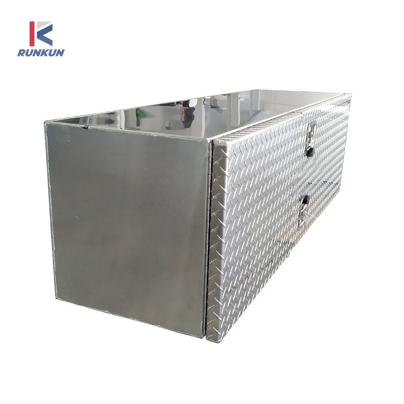 Aluminum Alloy Toolbox Checkered Plate Welding with Drawer Truck Trailer Toolbox
