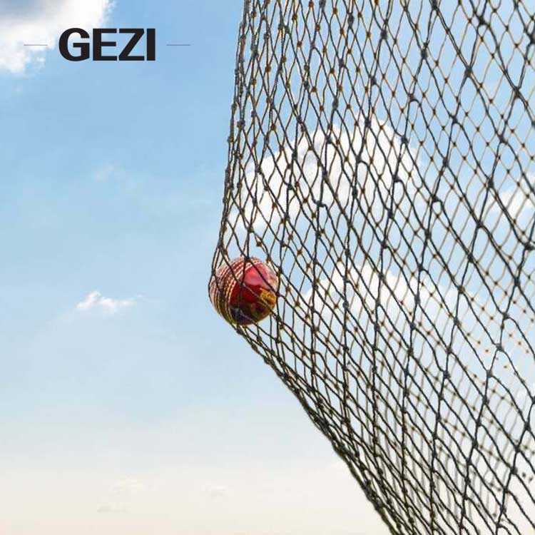 Factory Plastic HDPE Black Cricket Cargo Golf Ball Stop Tennis Court Surround Soccer Sport Field Batting Fence Barrier Net