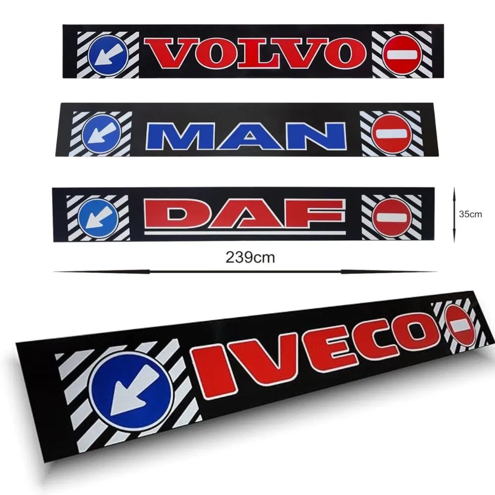 Custom Rubber Mud Flaps for Auto / Truck Accessories