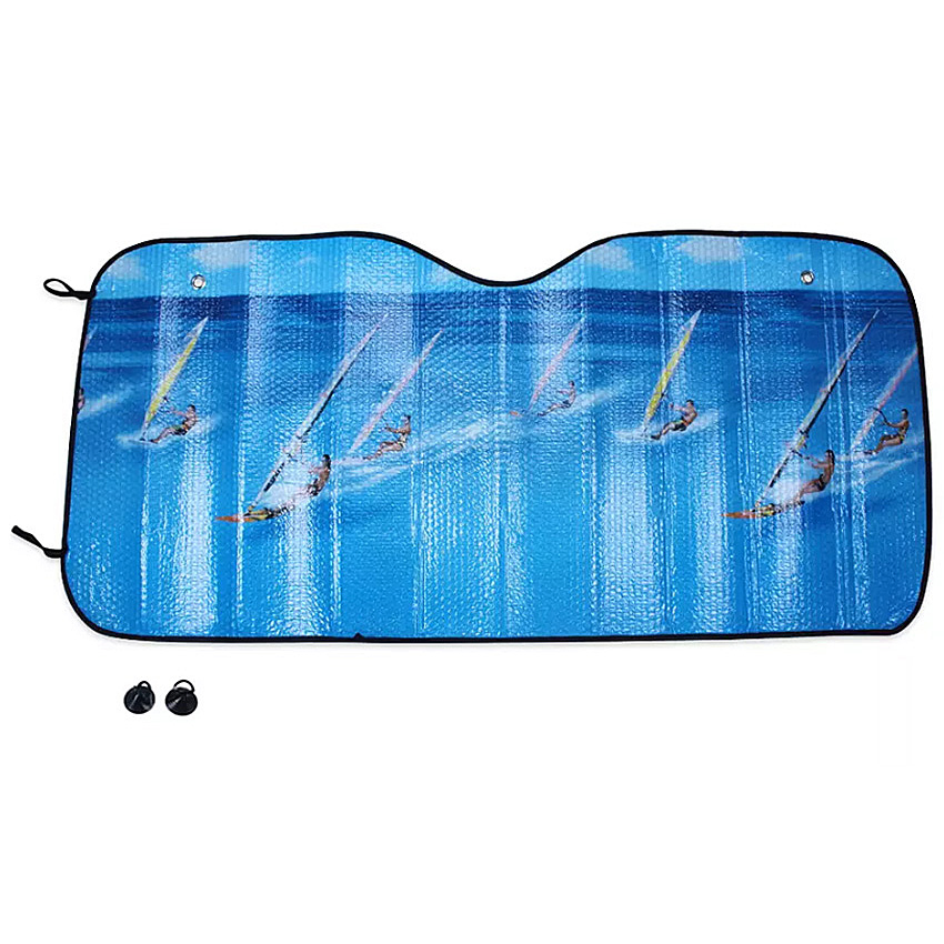 Full Color Printing Foam Aluminum Car Sunshade Sun Shade