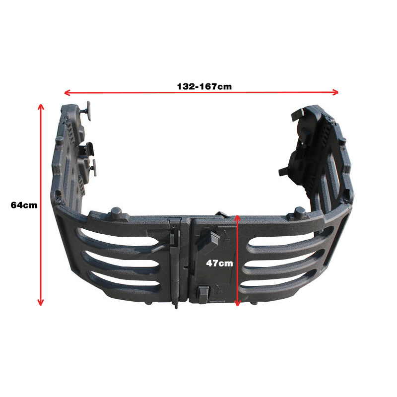 High Quality Universal Black Pickup Truck Rear Tailgate Bed Extender for Dmax D-Max