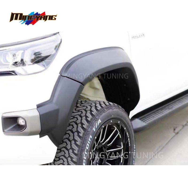 2023 Design Car Exterior Part Fender Flares Wheel Arches for Toyota Hilux Rocco 2021 2022