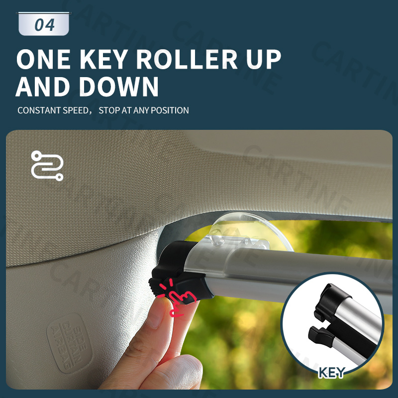 PVC Mesh Car Window Sun Shade