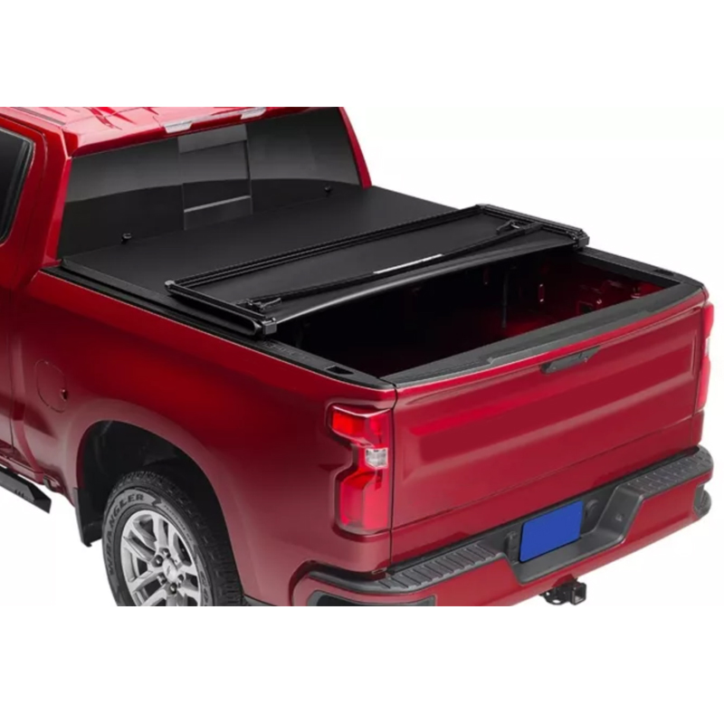 4X4 Pickup PVC Soft Tri Fold Tri-Fold Truck Bed Tonneau Cover for Ford F-150 F150 Ranger Wildtrak Nissan Navara Np300 2021