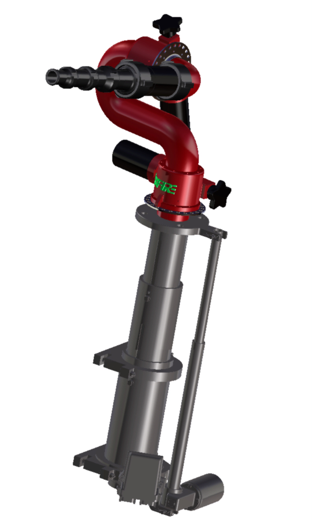 Electric Controlled Truck Fire Fighting Extender Gun Equipment