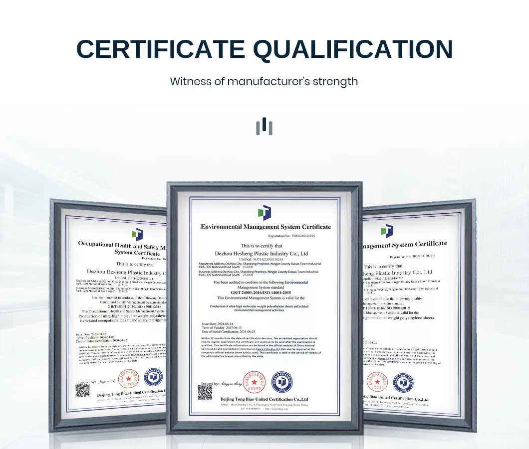 UHMWPE Sheet for Chute, Hopper and Truck Bed Liner