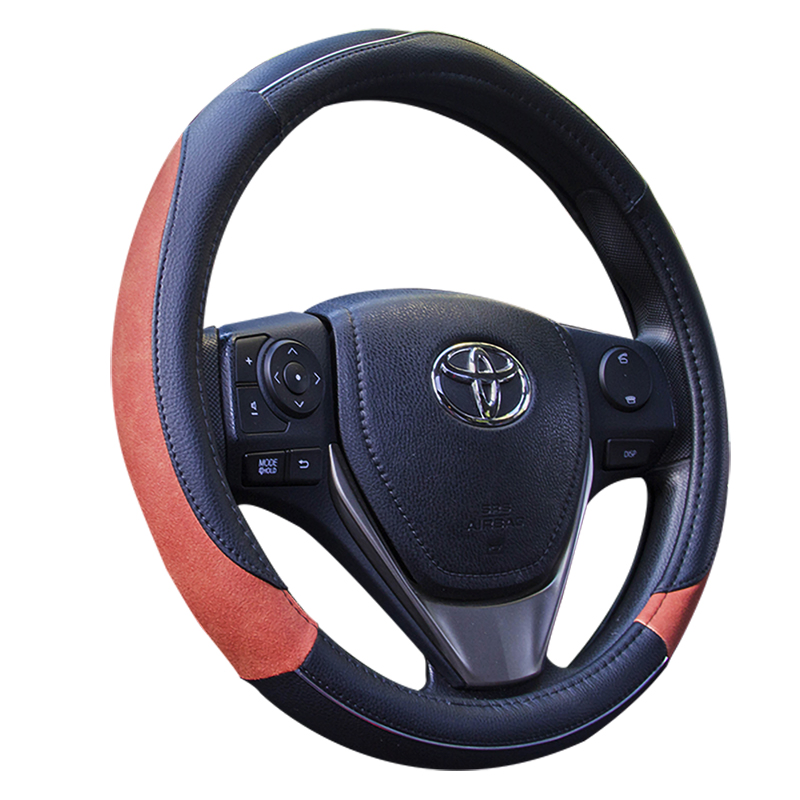 Channel Good High Quality 15inch Universal PU Auto PVC Steering Wheel Cover 80481