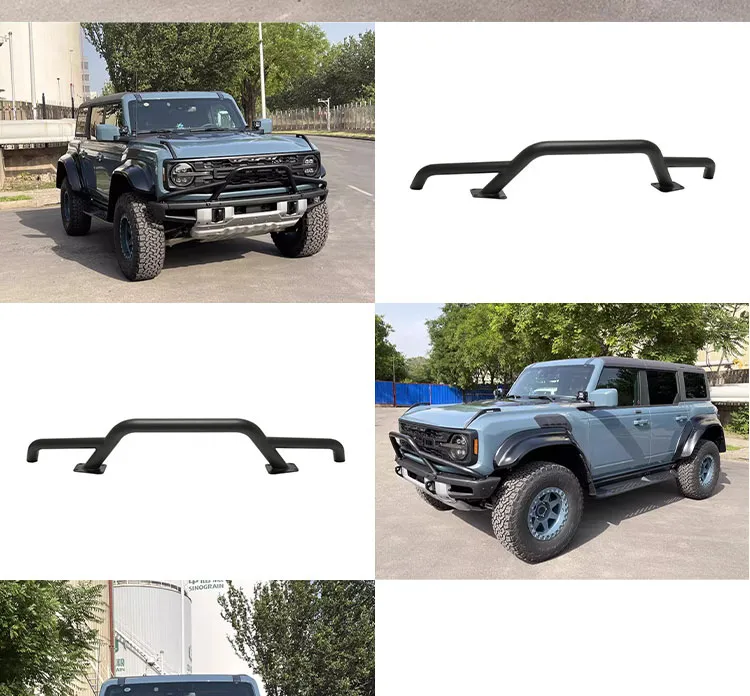 High Steel Front Bumper Bull U-Bar Detail 2