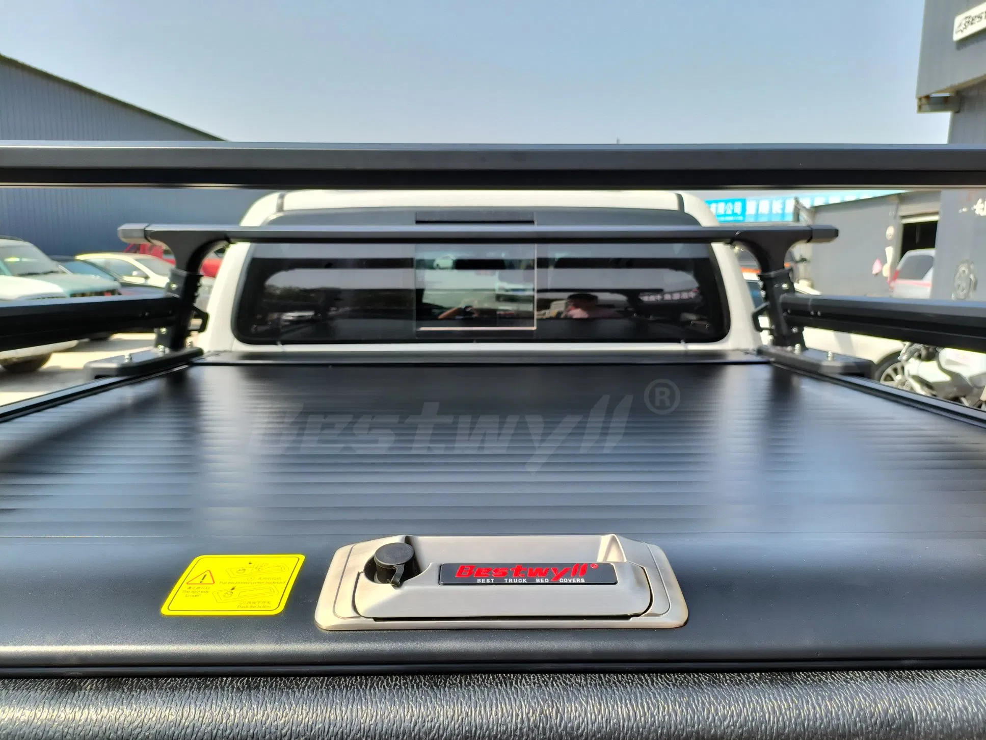 BESTWYLL Purchaser Hand Pull Retractable Roller Lid Shutter Truck Bed Pickup Manual Tonneau Cover for 2015+Toyota Hilux/Revo K46