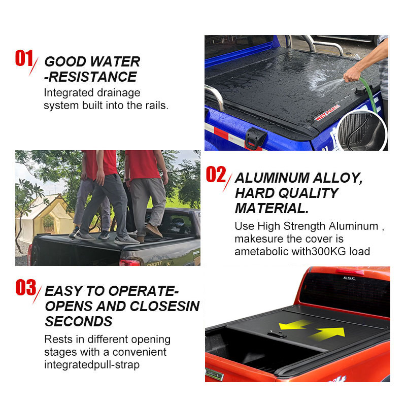 Factory Direct Price Compression-Resistant Truck Bed Accessories for Dust and Rain Protection