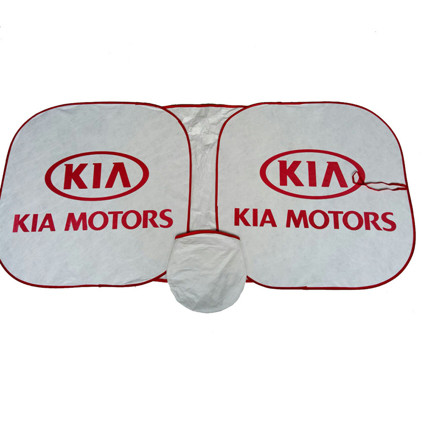 Front Auto Car Windshield Sun Visor Retractable Sun Shade Car Silver