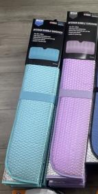 Back Double Layer 150*70cm/57.1"X28". 280GSM Car Foldable Front Sunshade Windshield Sun Shade