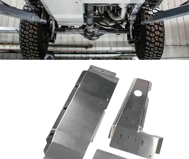 Lower Engine Base Chassis Guard Detail