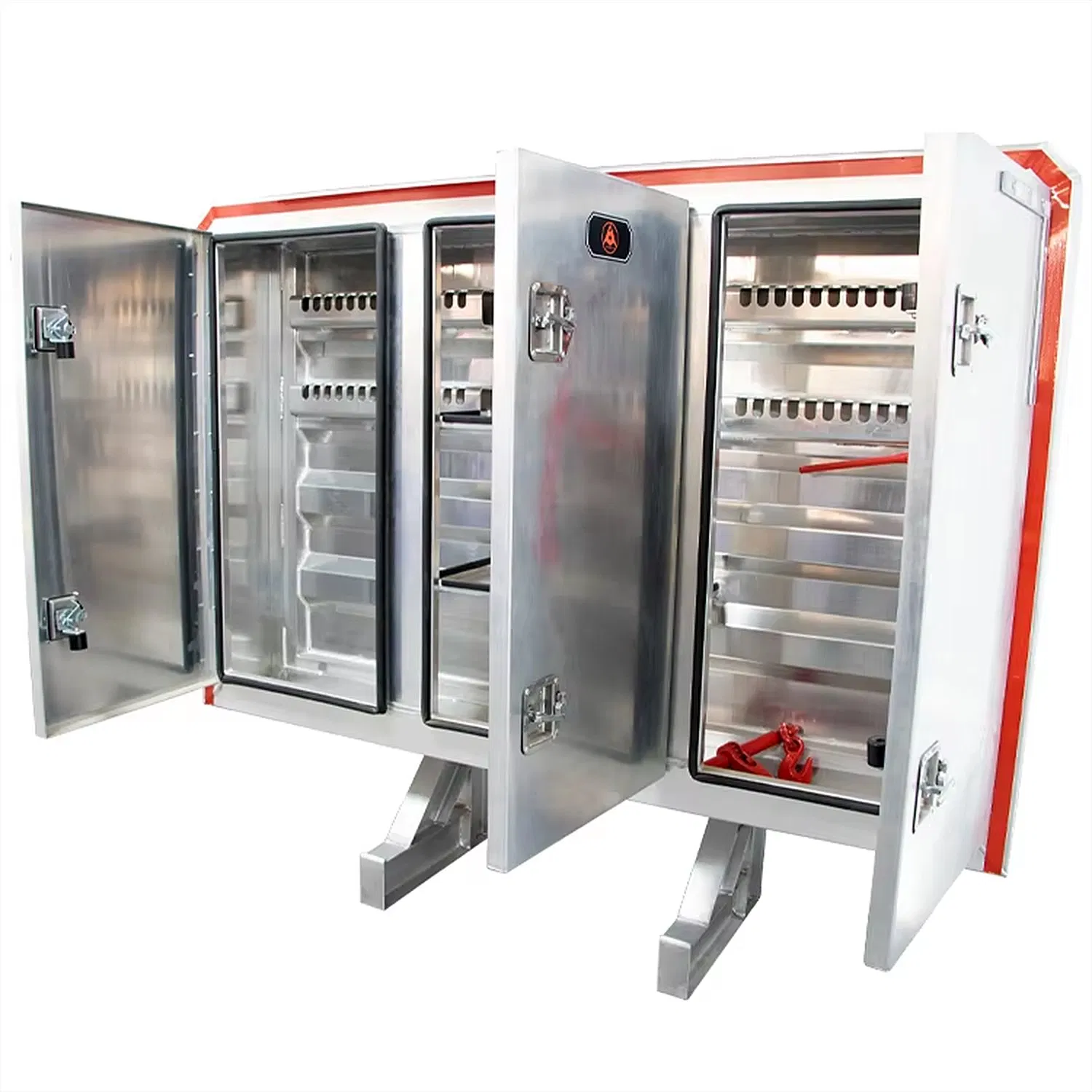 Semi Truck Trailer Aluminium 3 Door Toolbox Headache Rack