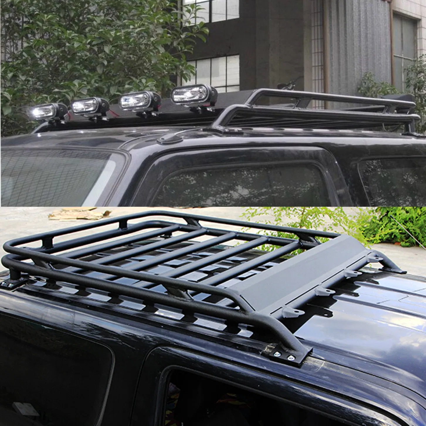 Top Cargo Rack for Pickup Offroad Equipment Luggage Rack for Truck Aluminum Roof Rack