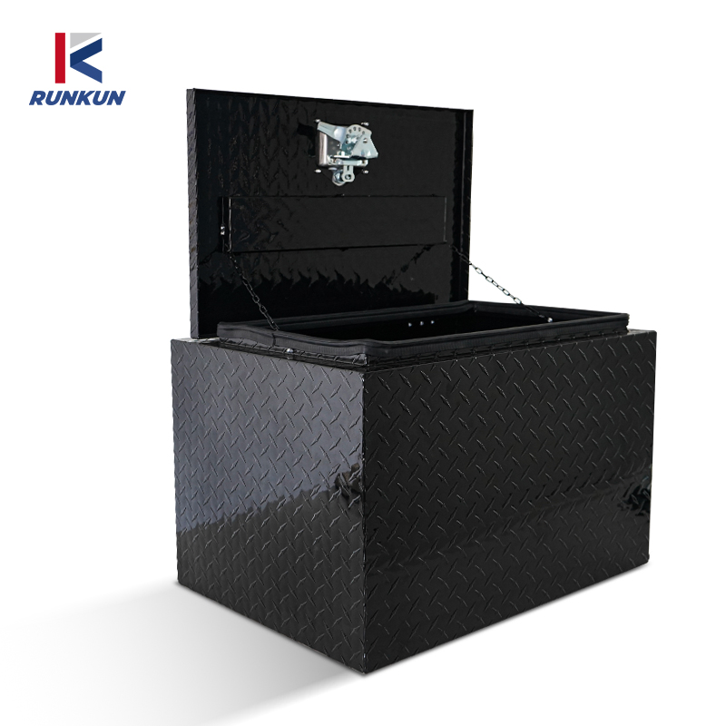 Powder Coated 24 Inch Aluminum Tool Box Diamond for Truck
