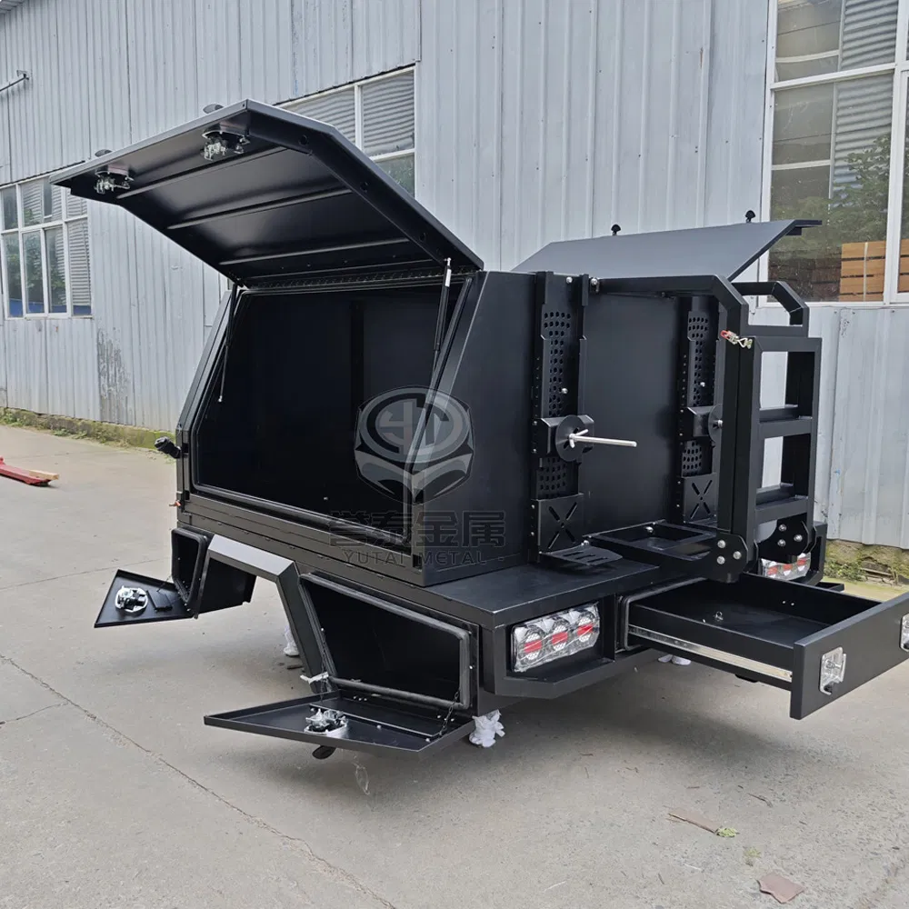 Aluminum Truck Ute Canopy Double Cab Tool Box for Ute Truck Canopy