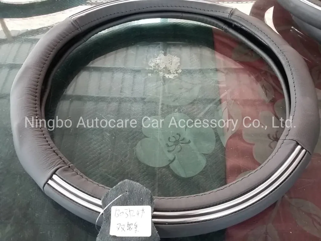 Genuine Leather Steering Wheel Cover