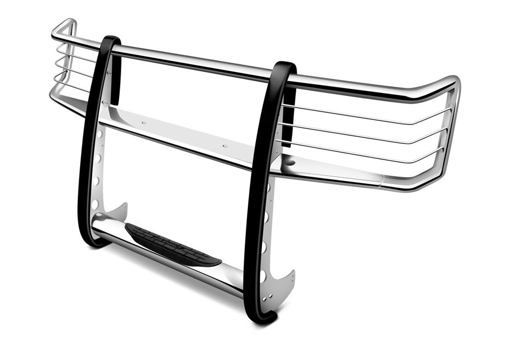 Heavy-Duty Steel Grille Protector with Brush Guard for Hilux